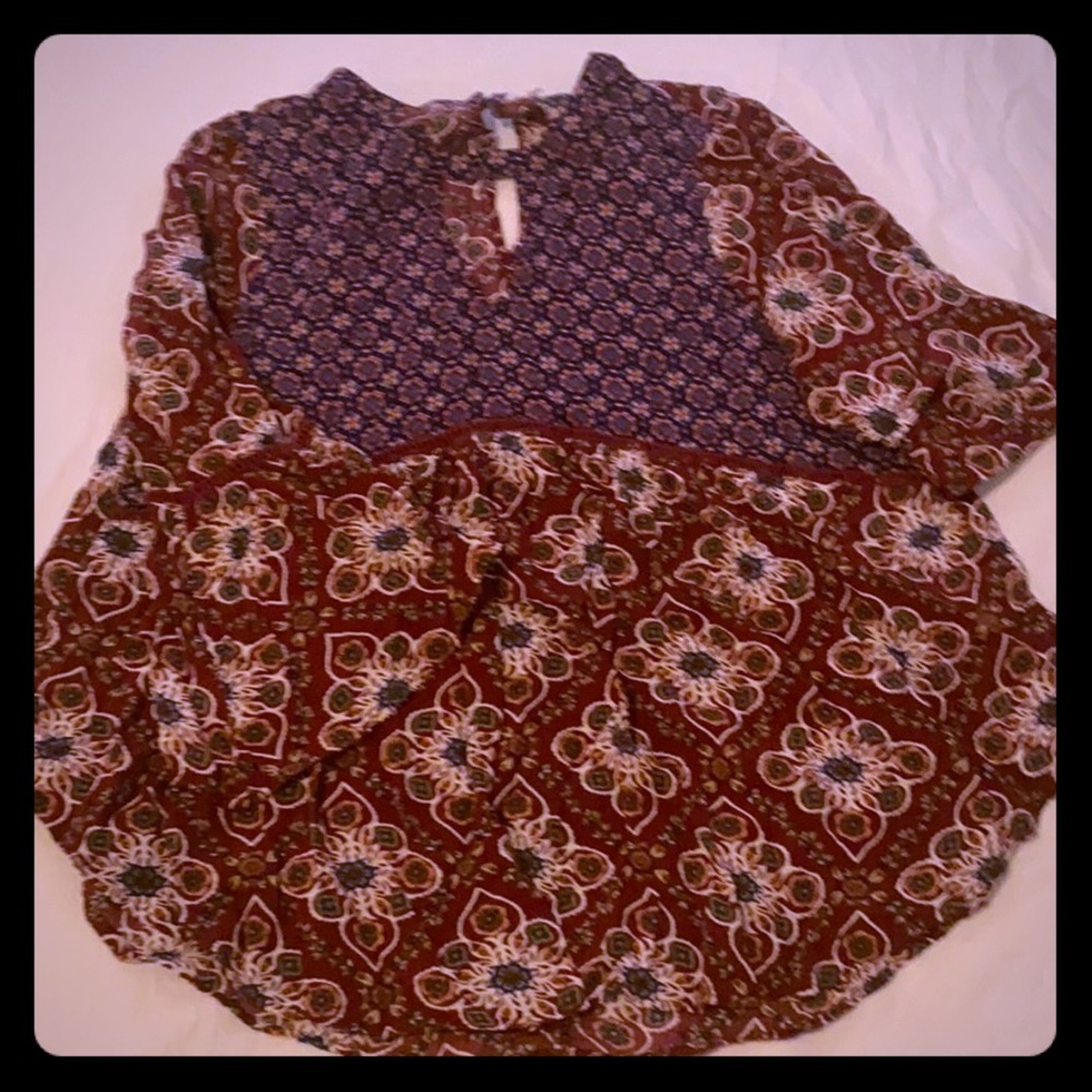 Bohemian Bell sleeve top